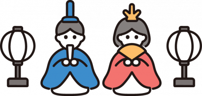 ひな人形のイラスト