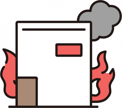 火事のイラスト