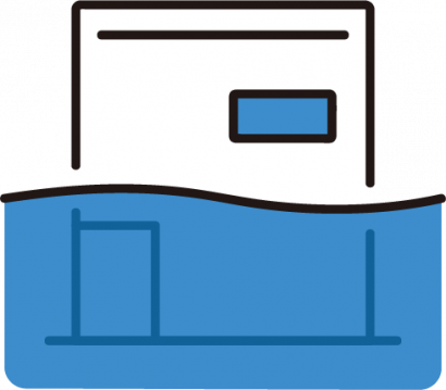 水災のイラスト