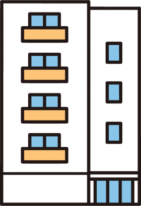 マンション2のイラスト