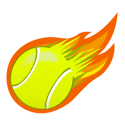 火の玉テニスボール
