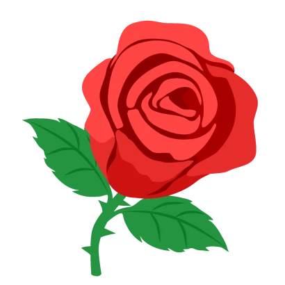 一輪の赤薔薇
