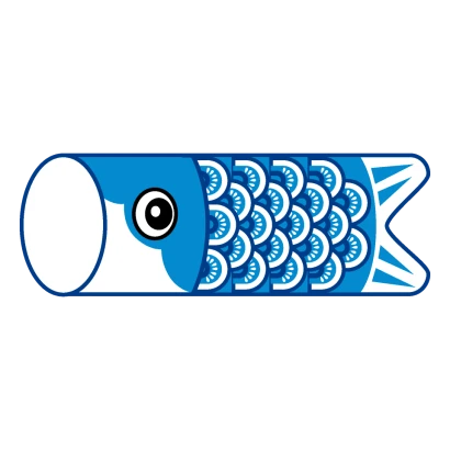 青い子鯉
