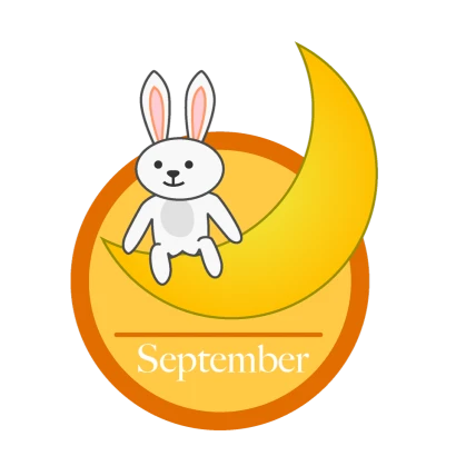 9月の月ウサギ
