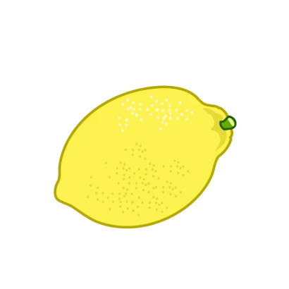 シンプルなレモン