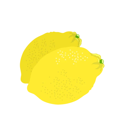 2個のレモン