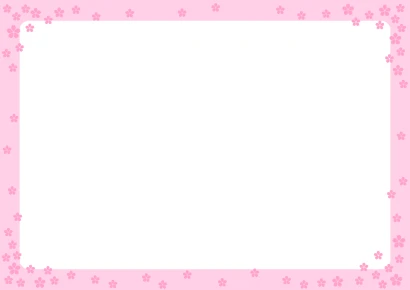 桜花びらの枠