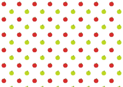 りんごパターンの壁紙のイラスト