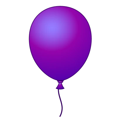 紫風船のイラスト