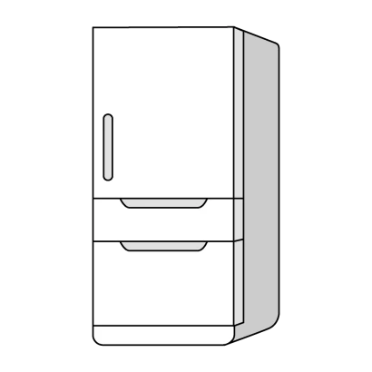 冷蔵庫のイラスト