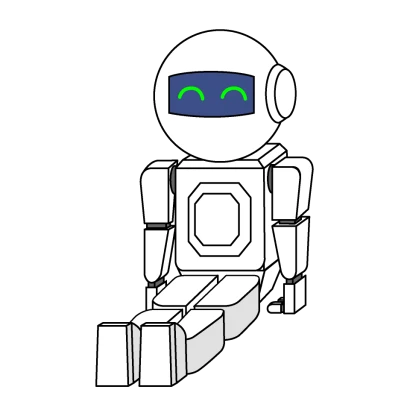 人工知能搭載のロボットのイラスト