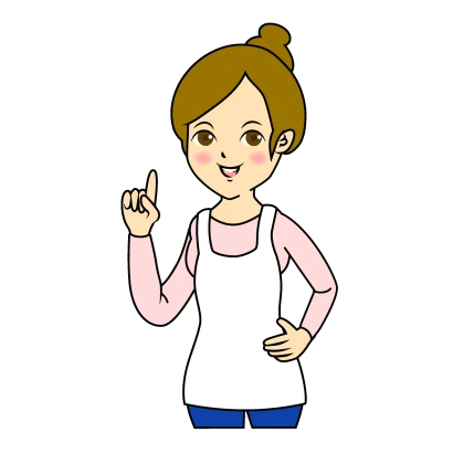 管理栄養士の女性のイラスト