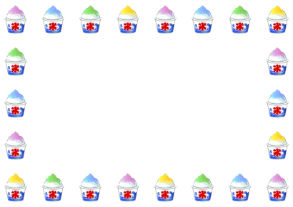かき氷枠のイラスト