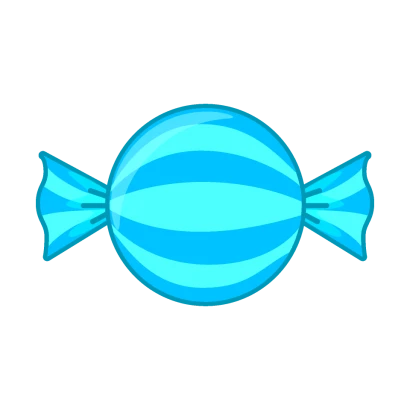 水色キャンディのイラスト