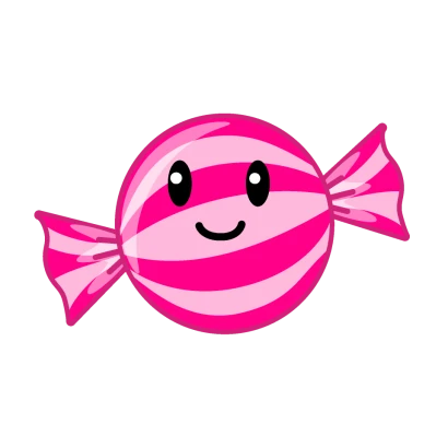 可愛い飴玉のイラスト