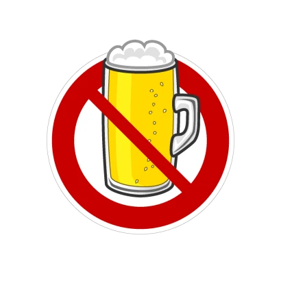 飲酒禁止のイラスト