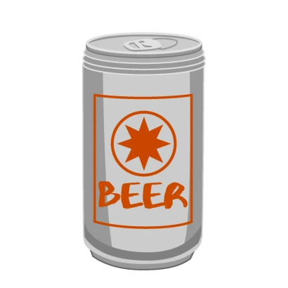 缶ビールのイラスト