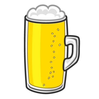 ビールジョッキのイラスト