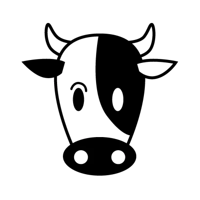 牛マークのイラスト