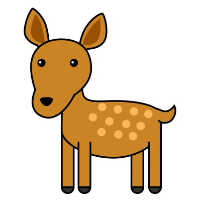 子鹿のイラスト