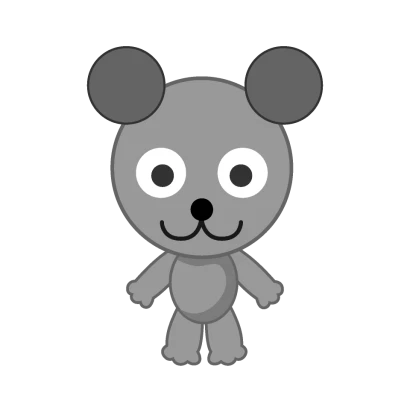 ねずみキャラのイラスト