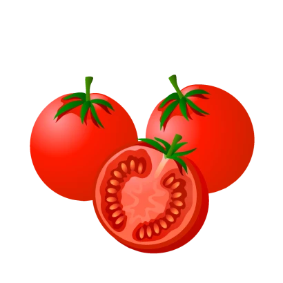 フレッシュなミニトマトのイラスト
