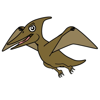 プテラノドンのイラスト