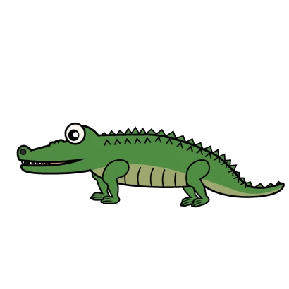 ワニのイラスト