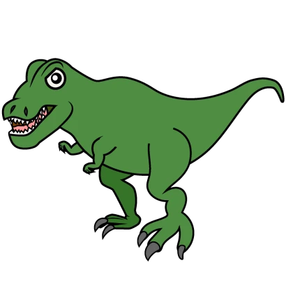 ティラノサウルスのイラスト
