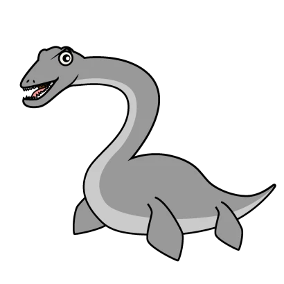プレシオサウルスのイラスト