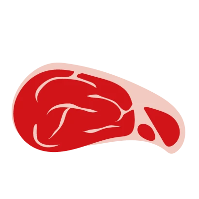 赤身肉のイラスト