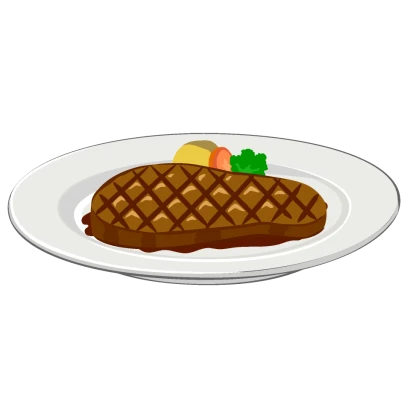 ステーキのイラスト