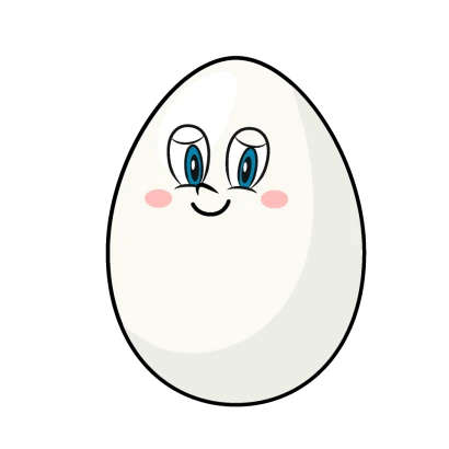 卵キャラクターのイラスト