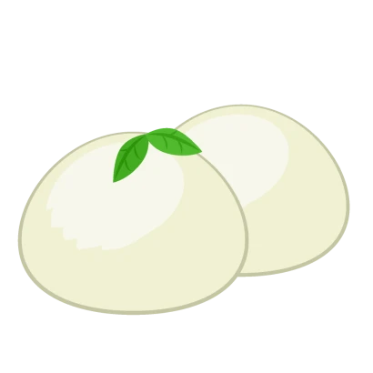モッツァレラチーズのイラスト