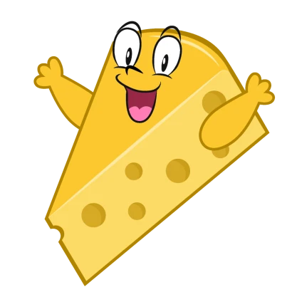 びっくりチーズのイラスト