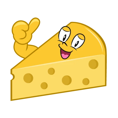 いいねチーズのイラスト