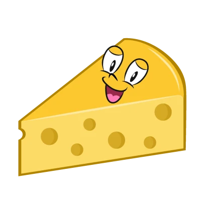 チーズキャラクターのイラスト