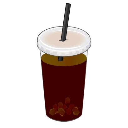 アイスコーヒーのイラスト