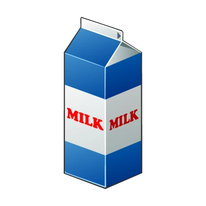 牛乳パックのイラスト