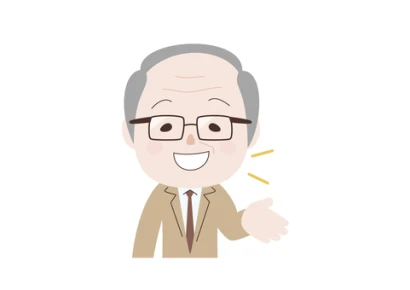 喋っている線なしメガネビジネスマン