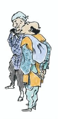 旅人　二人　話す
