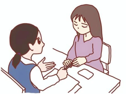 相談にのるイラスト