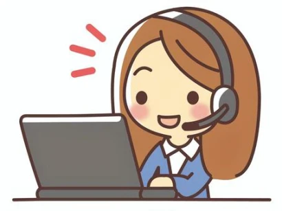 サポートデスクの女性（029）
