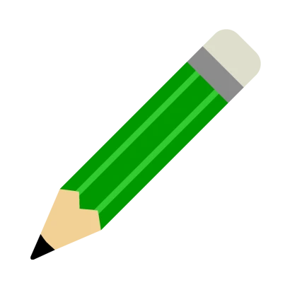 消しゴム鉛筆のイラスト