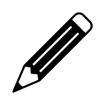 白黒鉛筆のイラスト