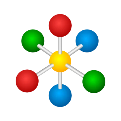 分子のイラスト