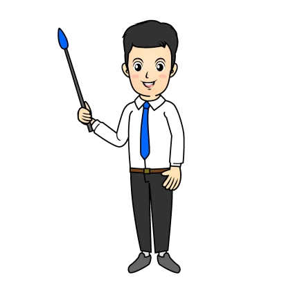 塾の先生のイラスト