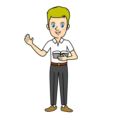 英語の先生のイラスト