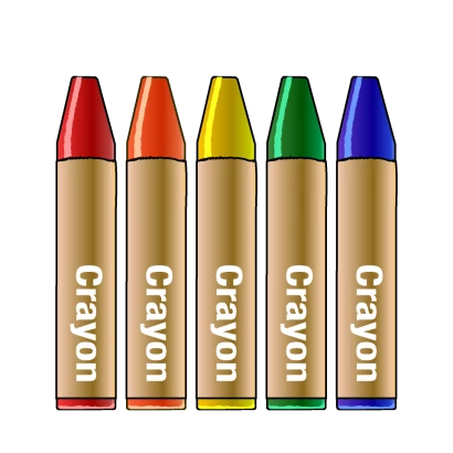 クレヨンのイラスト