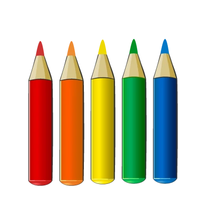 色鉛筆のイラスト